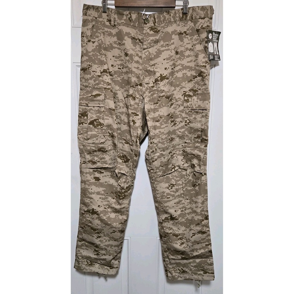 Rothco BDU Pants Tan Large Regular Army‎ USMC Cargo Digital Military Camo